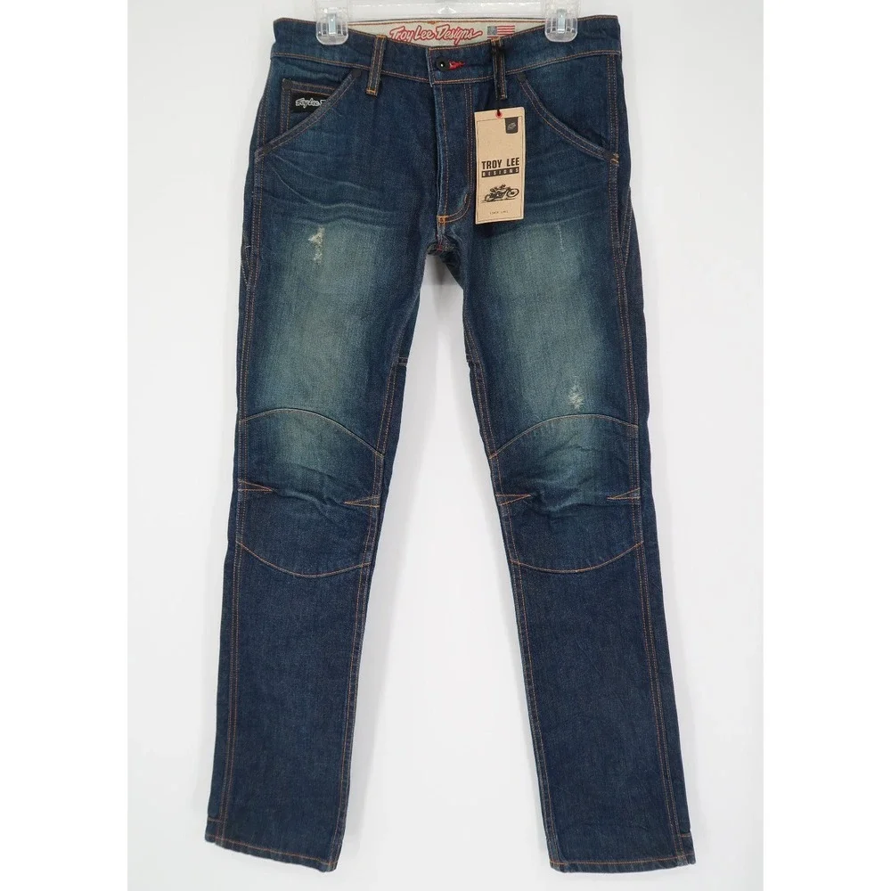 Troy Lee Designs Mens 30 Rider Moto‎ Jeans TLD Made In USA Size 30x32 NEW